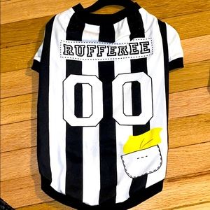 Dog rufferee shirt